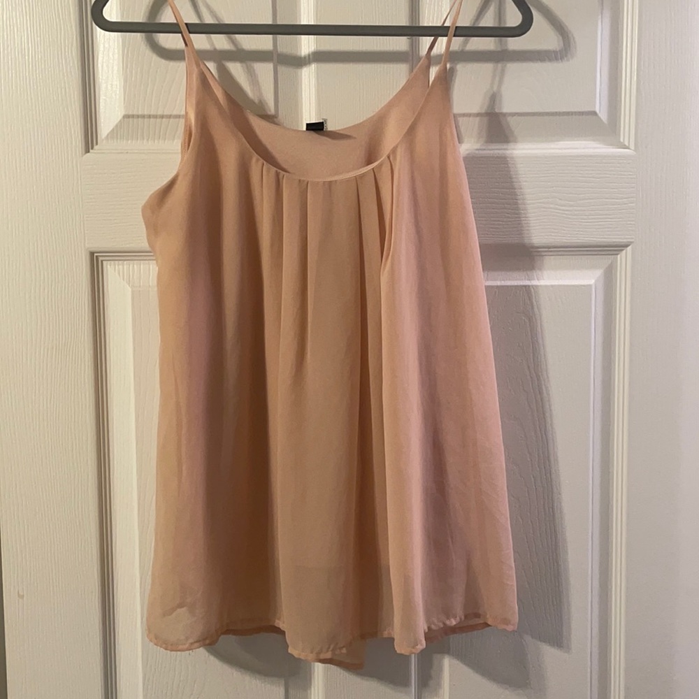 Blush tank top
